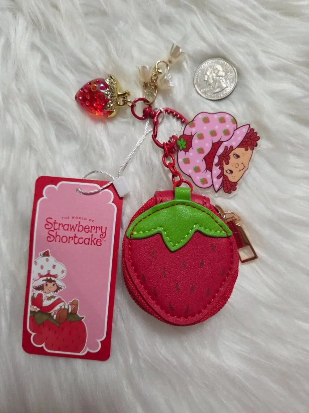 Strawberry Shortcake Coin Purse/Keychain